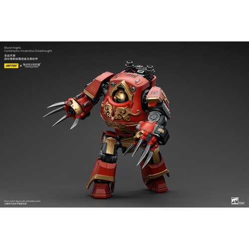Joy Toy Warhammer The Horus Heresy Blood Angels Contemptor Incaendius Dreadnought 1:18 Scale Action