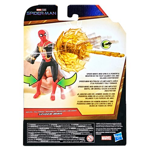 Spider-Man: No Way Home 6-Inch Deluxe Web Spin Spider-Man Action Figure