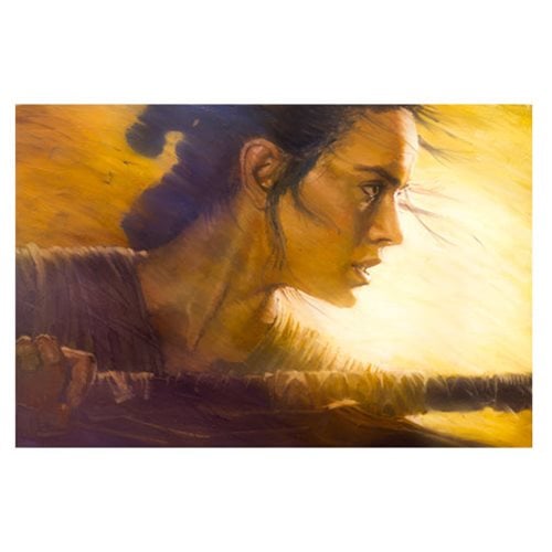 Star Wars: The Force Awakens Rey by Christopher Clark Canvas Giclee Art Print