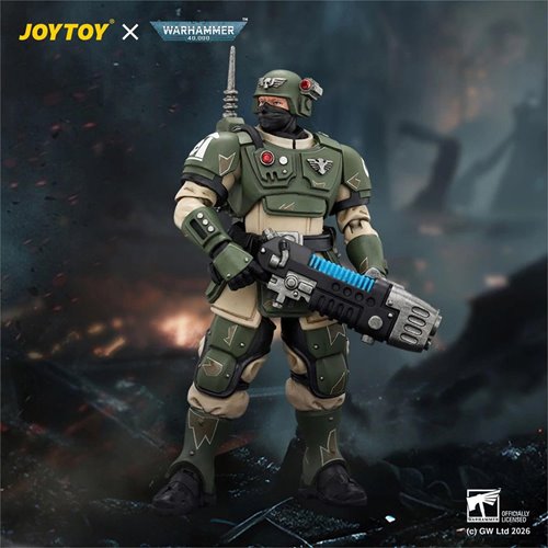 Joy Toy Warhammer 40,000 Astra Militarum Kasrkin 4 with Plasma Gun Action Figure