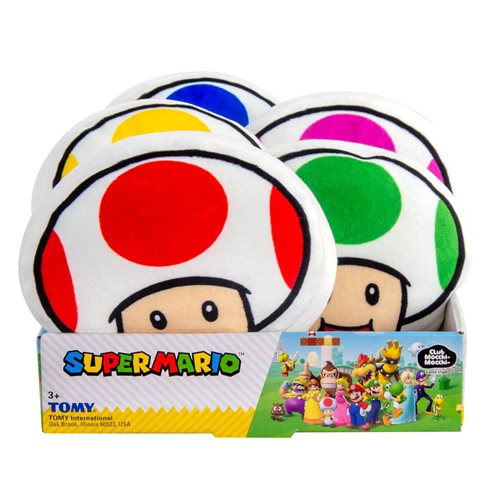 Club Mocchi Mocchi Super Mario Bros. Toad Junior 6-Inch Plush Case of 5