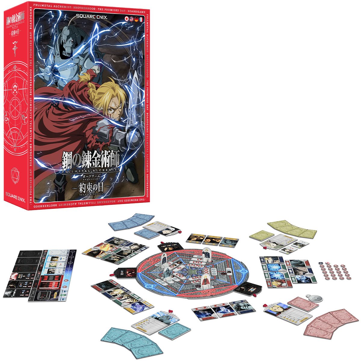 Fullmetal Alchemist Brotherhood The Promised Day Board Game Super