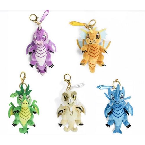 Dungeons & Dragons Wrymlings 50th Anniversary 3-Inch Plush Charms Display Case of 20
