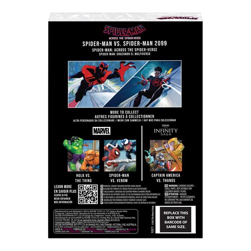 Marvel Spider-Man Vs Spider-Man 2099 Fandrop Figure Diorama