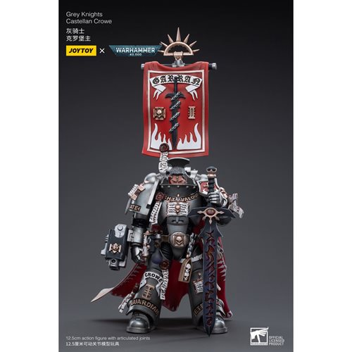 Joy Toy Warhammer 40,000 Grey Knights Castellan Crowe 1:18 Scale Action Figure