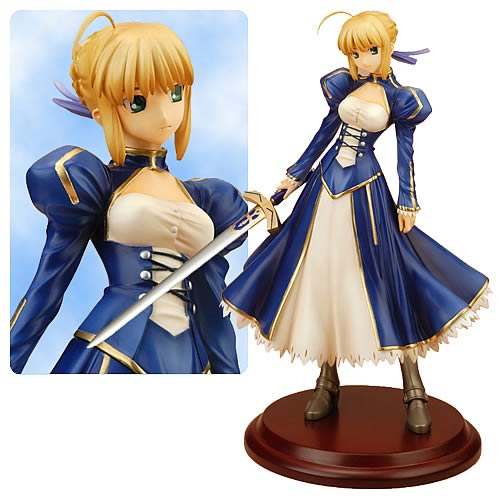 Fate/Stay Night Saber PVC Statue, Not Mint