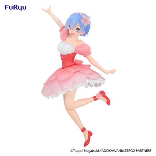 Re:Zero Starting Life in Another World Rem Cherry Blossoms Trio-Try-iT Statue