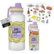 Friends Love Laughter 32 oz. Twist Spout Plastic Bottle with Sticker Set