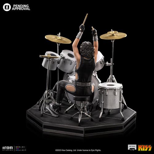 KISS Peter Criss Limited Edition 1:10 Art Scale Statue