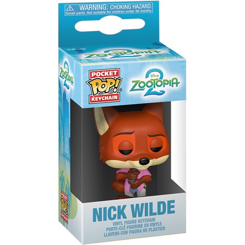 Zootopia 2 Nicke Wilde Funko Pocket Pop! Key Chain