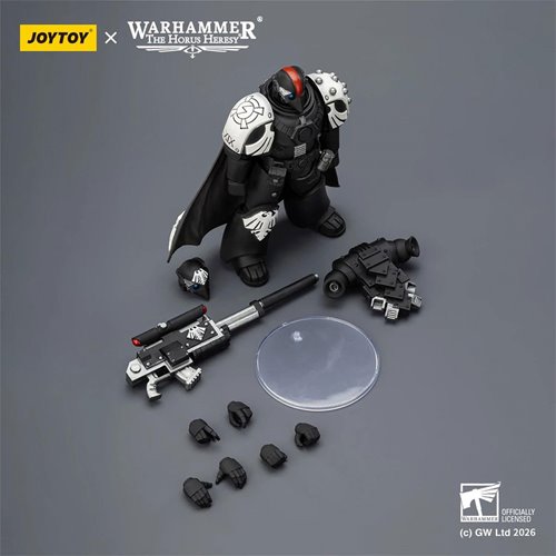 Joy Toy Warhammer The Horus Heresy Raven Guard Mor Deythan Shade with Nemesis Bolt Rifle 1:18 Scale