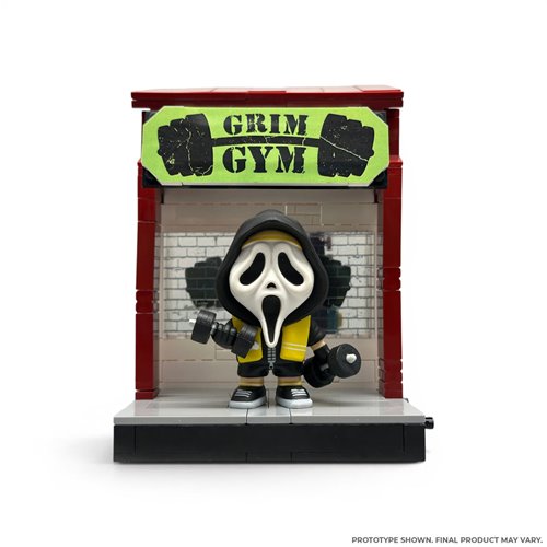 Ghost Face Mystery Flybricks Ghost Face in Different Places 3-Inch Mini-Figure and Building Set Case