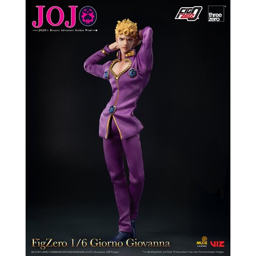 JoJos Bizarre Adventure: Golden Wind Giorno Giovanna FigZero 1:6 Scale Action Figure