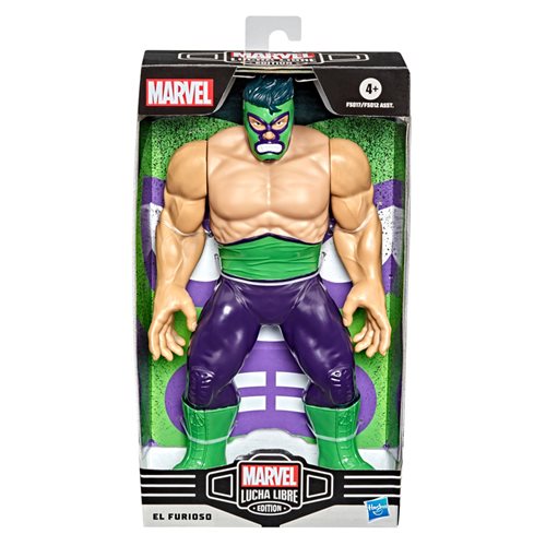 Marvel Lucha Libre El Furioso Hulk 9-Inch Action Figure