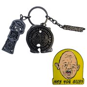 The Goonies Collector Home System Key Chain and Pin Gift Set