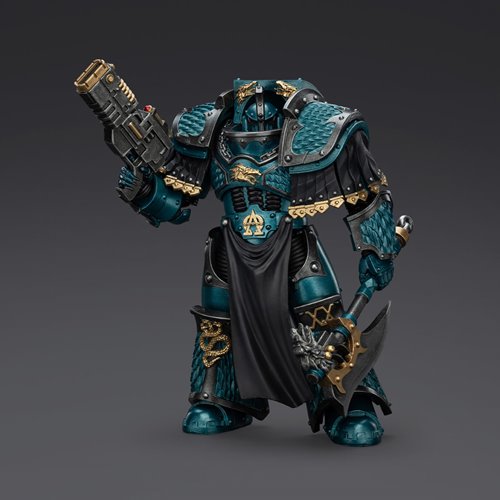 Joy Toy Warhammer The Horus Heresy Alpha Legion Lernaean Terminator with Volkite Charger 1:18 Scale