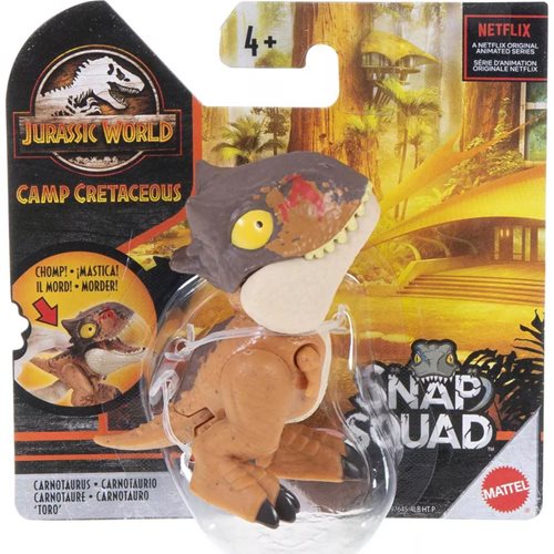 Jurassic World Camp Cretaceous Snap Squad Carnotaurus Toro, Not Mint