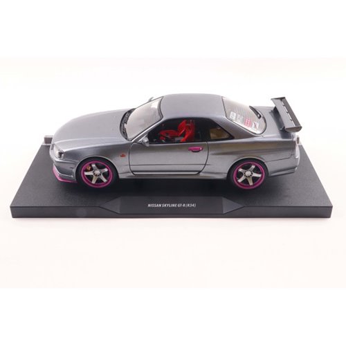 1999 Nissan Skyline GT-R R34 1:18 Scale Die-Cast Metal Vehicle