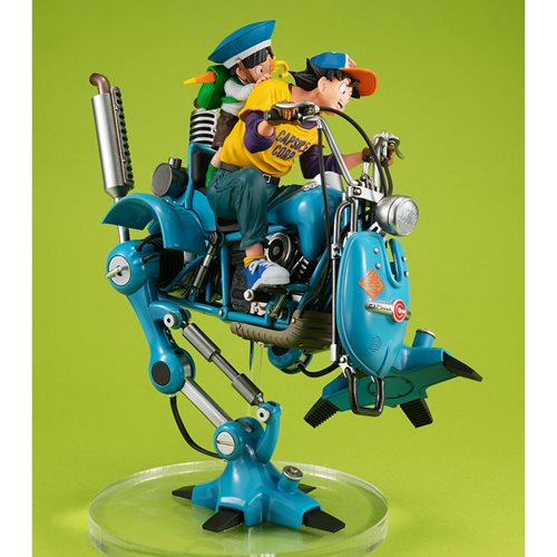 Dragon Ball Z Son Goku and Son Gohan on Bipedal Robot Desktop Real McCoy EX Statue