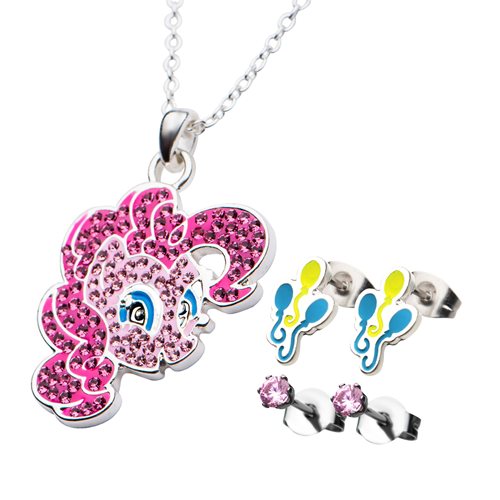 My Little Pony Pinkie Pie Necklace Earring Set