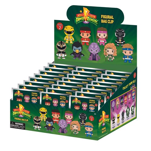 Power Ranger Series 2 3D Foam Bag Clip Random 6-Pack