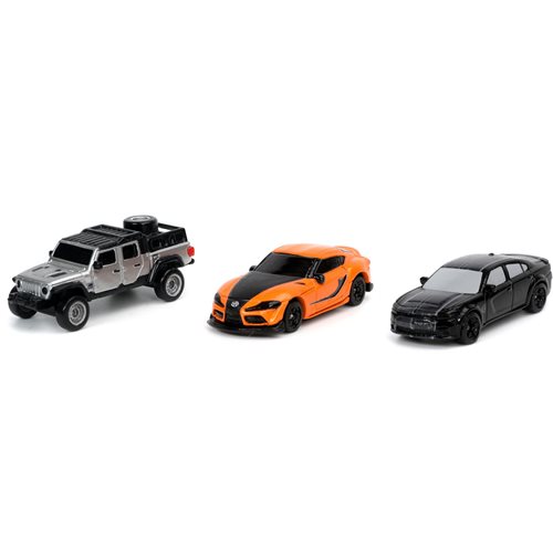 Fast and Furious Nano Hollywood Rides F9 3-Pack