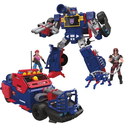Transformers Collaborative G.I. Joe Mash-Up Soundwave Dreadnok Thunder Machine, Zartan and Zarana Action Figures
