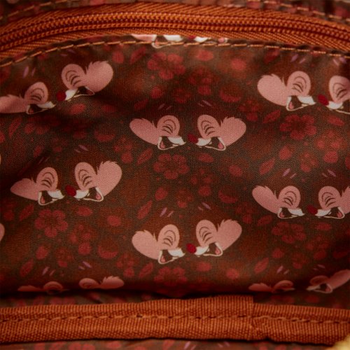 Chip 'n' Dale Corduroy Sling Crossbody Bag with Coin Bag