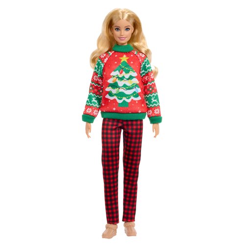 Barbie Ugly Sweater Doll with Blonde Hair
