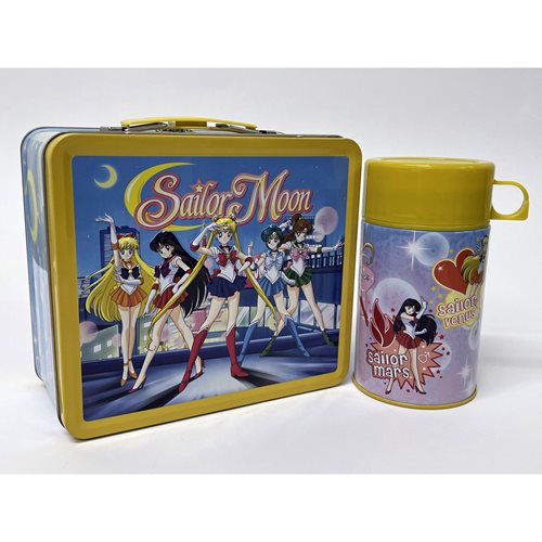 Sailor Moon Sailor Scout Lineup Tin Titans Lunch Box with Thermos - Previews Exclusive