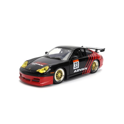 Hyper-Spec Porsche 911 GT3 RS 996 1:24 Scale Die-Cast Metal Vehicle