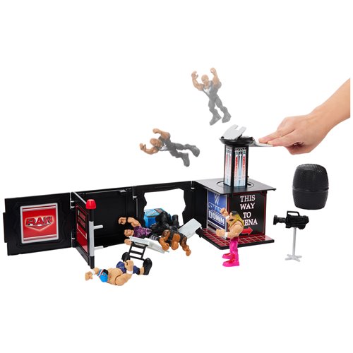 WWE Knuckle Crunchers Final Boss Microphone Playset