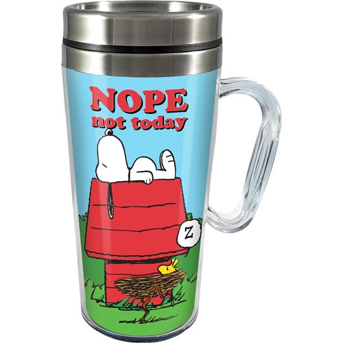 Peanuts Snoopy Nope Not Today 14 oz. Stainless Steel Travel Mug