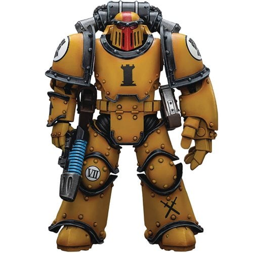 Joy Toy Warhammer 40,000 Imperial Fists Legion MkIII Tactical Squad Sergeant with Power Fist 1:18 Scale Action Figure
