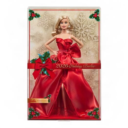 Barbie 2026 Holiday Barbie Doll with Blonde Hair