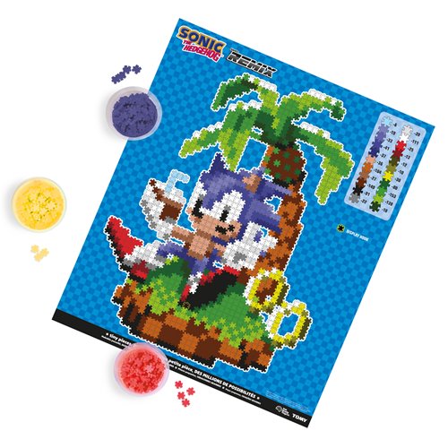 Sonic the Hedgehog Chillin' Sonic Jixelz Remix 1,200-Piece Puzzle