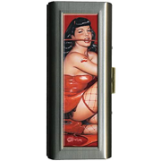 Bettie Page by Olivia Red Devil Clutch Case