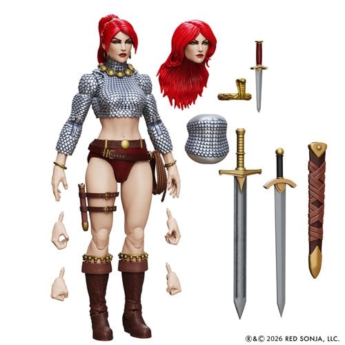 Red Sonja: Immortal Red Sonja 1:12 Scale Epic H.A.C.K.S. 6-Inch Action Figure
