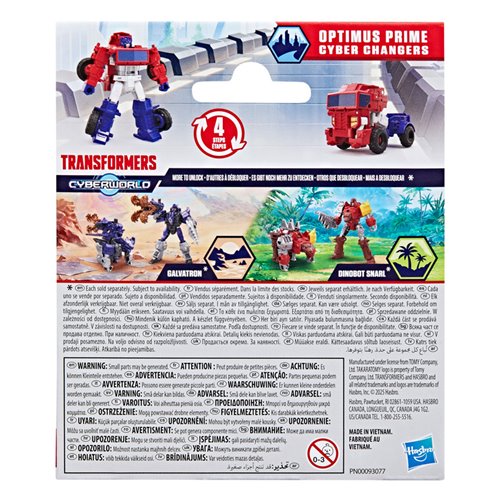 Transformers Cyberworld Optimus Prime Cyber Changers 4-Inch Action Figure