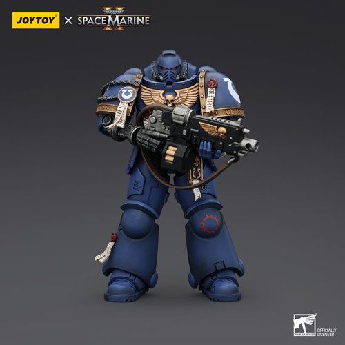 Joy Toy Warhammer 40,000: Space Marine 2 Ultramarines Brother Chairon 1:18 Scale Action Figure
