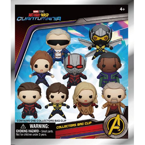 Ant-Man and the Wasp: Quantumania 3D Bag Clip Random 6-Pack