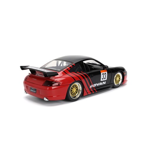 Hyper-Spec Porsche 911 GT3 RS 996 1:24 Scale Die-Cast Metal Vehicle