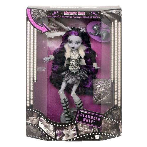 Monster High Reel Drama Clawdeen Wolf Doll, Not Mint