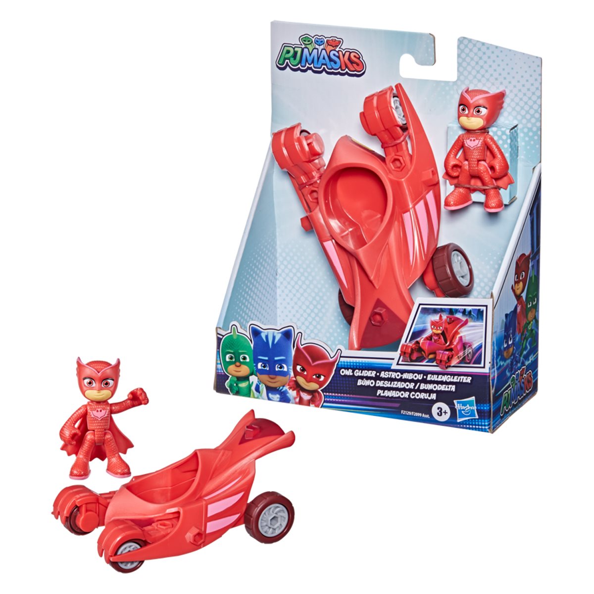  PJ Masks 3-in-1 Combiner Jet Preschool Toy, PJ Masks Toy Set  with 3 Connecting PJ Masks Cars and 3 Action Figures for Kids Ages 3 and Up  : Toys & Games
