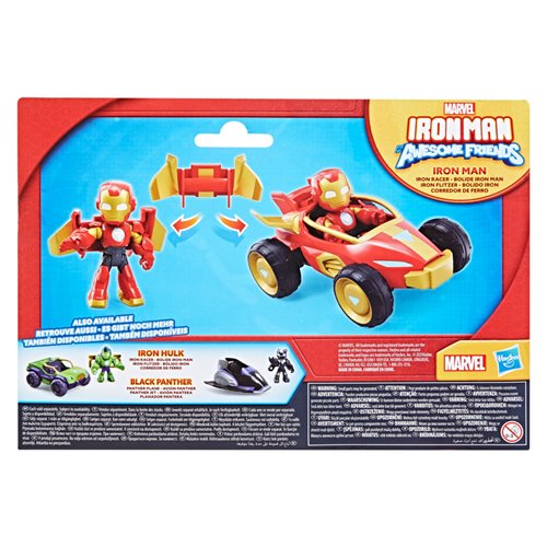 Iron Man and his Awesome Friends Iron Racer Action Figure & Toy Vehicle