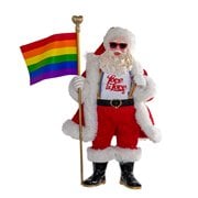 Santa Claus Love Is Love Pride 10-Inch Statue