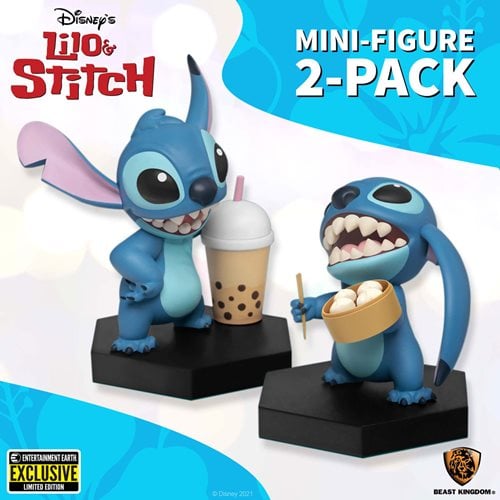 Lilo & Stitch Stitch Series MEA-031SP Asian Cuisine Mini-Figure 2-Pack - Entertainment Earth Exclusive