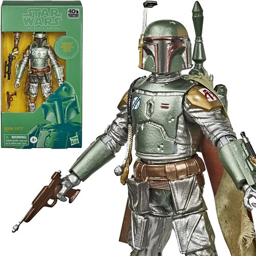 Star Wars The Black Series Carbonized Boba Fett 6-Inch Action Figure, Not Mint