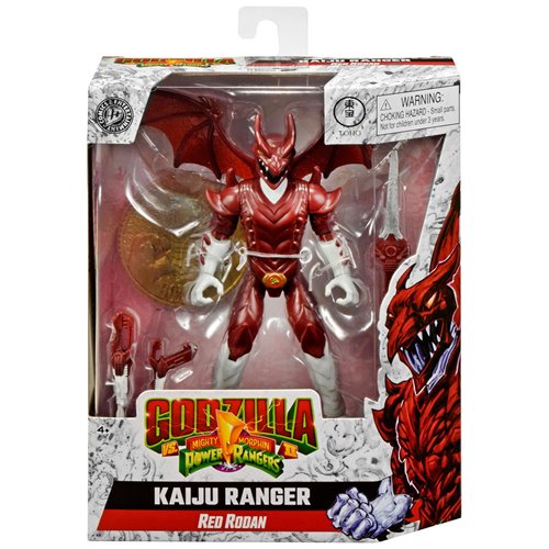 Godzilla vs. Mighty Morphin Power Rangers Wave 1 Action Figure Set of 3