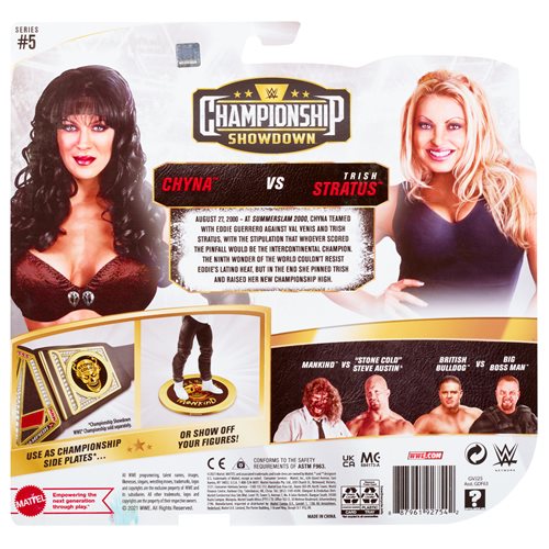 WWE Championship Showdown Series 5 Chyna vs Trish Stratus Action Figure 2-Pack
